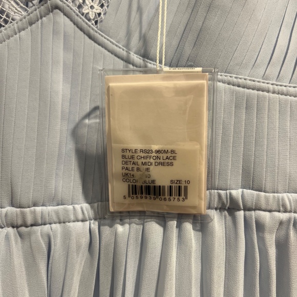 Self Portrait Lace-Detail Belted Midi Dress - Picture 5 of 5